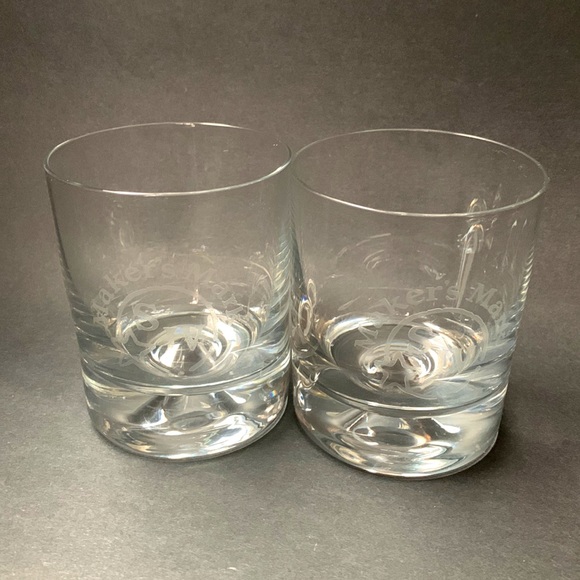 FREE W/PURCHASE❤️ SET OF 2 - Maker’s Mark Boubon Tumblers - Picture 2 of 7